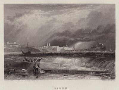 Sidon - Joseph Mallord William (after) Turner