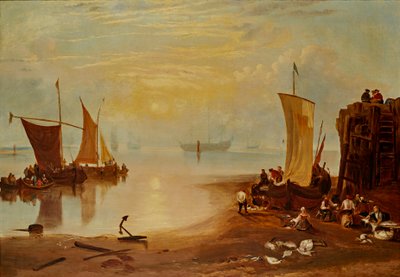 Le soleil se levant à travers la vapeur - Joseph Mallord William (after) Turner