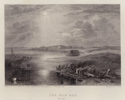 La Mer Rouge, à Suez - Joseph Mallord William (after) Turner