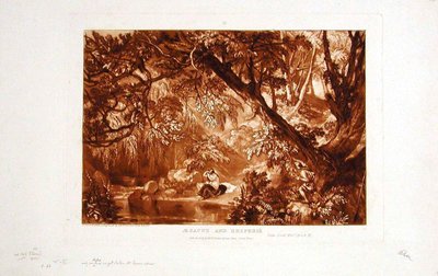 Aesacus und Hesperie - Joseph Mallord William Turner