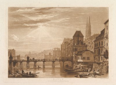 Basle Liber Studiorum, partie I, planche 5, 11 juin 1807 - Joseph Mallord William Turner