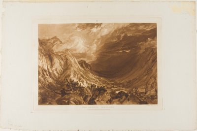 Ben Arthur, planche 69 de Liber Studiorum - Joseph Mallord William Turner