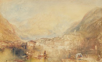 Brunnen depuis le lac de Lucerne - Joseph Mallord William Turner