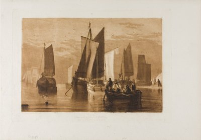 Calme, planche 44 de Liber Studiorum - Joseph Mallord William Turner