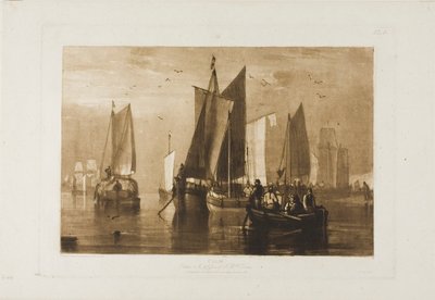 Calme, plaque 44 de Liber Studiorum - Joseph Mallord William Turner