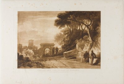 Le Christ et la femme de Samarie, planche 71 de Liber Studiorum - Joseph Mallord William Turner