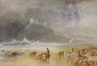 Château de Criccieth, Nord du Pays de Galles, vers 1835 - Joseph Mallord William Turner