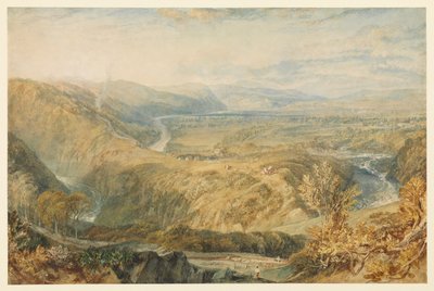 Crook of Lune, vue vers le château de Hornby, vers 1816 - 1818 - Joseph Mallord William Turner