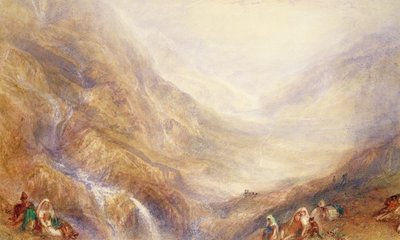 Descente du Mont Saint-Gothard - Joseph Mallord William Turner