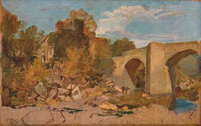 Pont de Devonshire avec Cottage, 1813 - Joseph Mallord William Turner