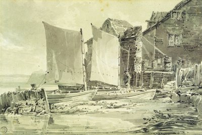 Cottage de pêcheur, Douvres - Joseph Mallord William Turner