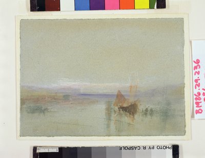 Bateaux de pêche calmes au large du Havre - Joseph Mallord William Turner