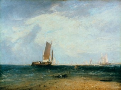 Pêche sur le sable de Blythe, marée montante, 1809 - Joseph Mallord William Turner