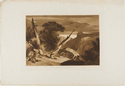 Extrait de Fairy Queen de Spenser, planche 36 du Liber Studiorum - Joseph Mallord William Turner