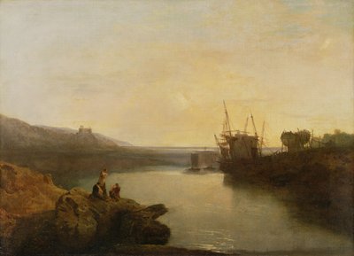 Château de Harlech, depuis Twgwyn Ferry, Crépuscule d
