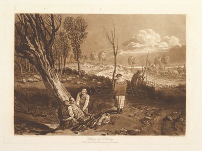 Haie et fossé Liber Studiorum, partie X, planche 47, 23 mai 1812 - Joseph Mallord William Turner