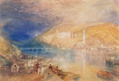 Heidelberg : Coucher de soleil - Joseph Mallord William Turner