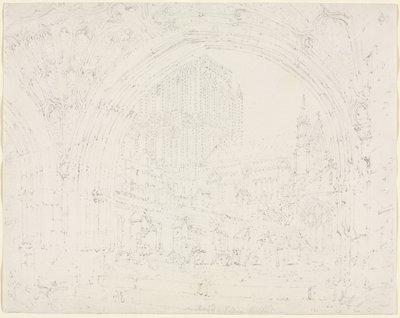 Cathédrale de Hereford, vers 1793 - Joseph Mallord William Turner