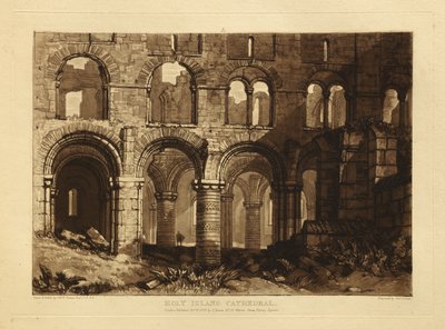 Cathédrale de Holy Island - Joseph Mallord William Turner