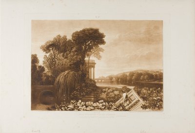 Isis, planche 68 de Liber Studiorum - Joseph Mallord William Turner