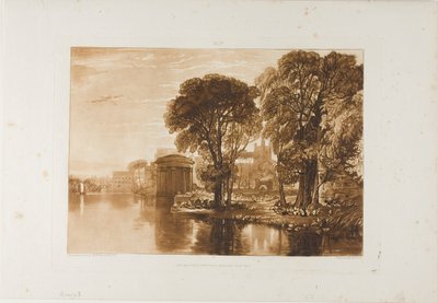 Isleworth, planche 63 de Liber Studiorum - Joseph Mallord William Turner