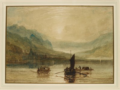 Lac de Brienz, Clair de lune - Joseph Mallord William Turner