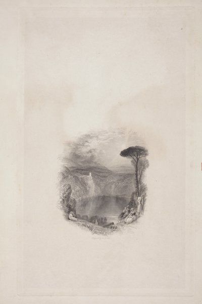 Lac de Nemi (Poèmes de Broadley) - Joseph Mallord William Turner