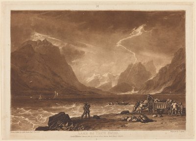 Lac de Thoune - Joseph Mallord William Turner