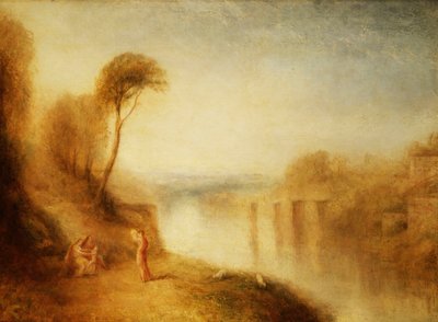 Paysage : Femme avec Tambourin, c.1840-50 - Joseph Mallord William Turner