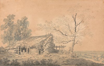 Paysage avec grange, c.1795 - Joseph Mallord William Turner