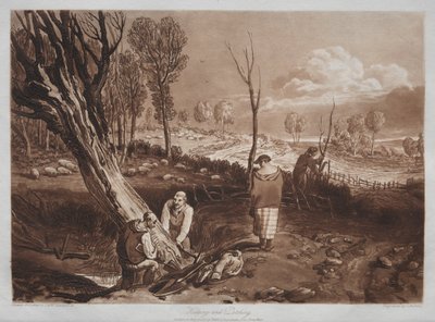 Liber Studiorum: Haie et fossé - Joseph Mallord William Turner