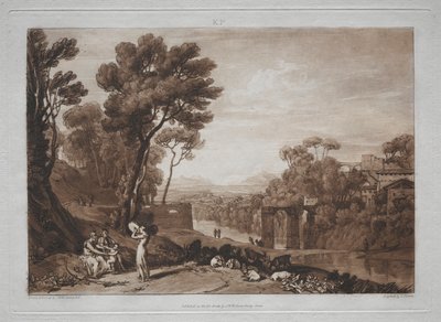 Liber Studiorum : La femme et le tambourin - Joseph Mallord William Turner