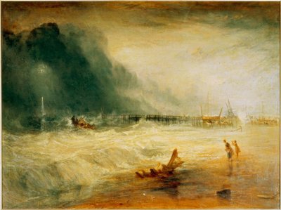 Canot de sauvetage et appareil Manby - Joseph Mallord William Turner