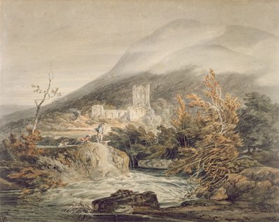 Abbaye de Llanthony, Monmouthshire, c.1792 - Joseph Mallord William Turner
