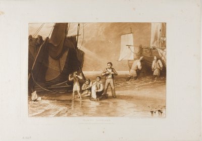 Amateurs de la mer, planche 29 de Liber Studiorum - Joseph Mallord William Turner