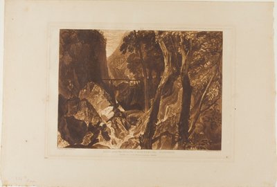 Moulin près de la Grande Chartreuse, planche 54 de Liber Studiorum - Joseph Mallord William Turner