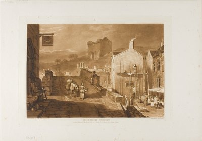 Morpeth, planche 21 de Liber Studiorum - Joseph Mallord William Turner