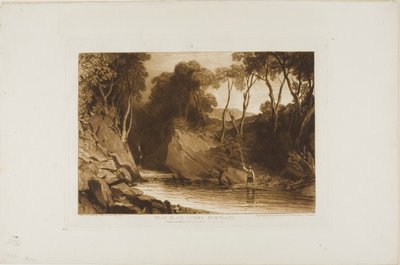 Près de Blair Athol, planche 30 de Liber Studiorum - Joseph Mallord William Turner