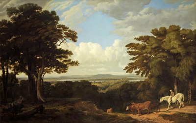 Newnham-on-Severn, Gloucestershire, depuis Dean Hill - Joseph Mallord William Turner