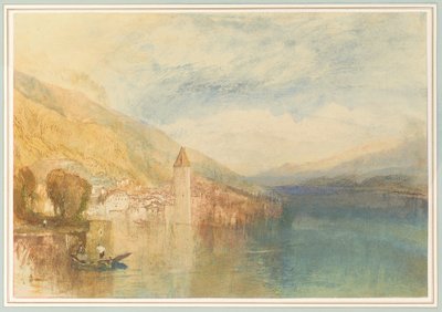 Oberhofen sur le lac de Thoune, Suisse - Joseph Mallord William Turner