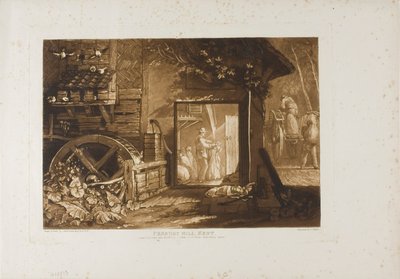 Moulin de Pembury, Kent, planche 12 de Liber Studiorum - Joseph Mallord William Turner