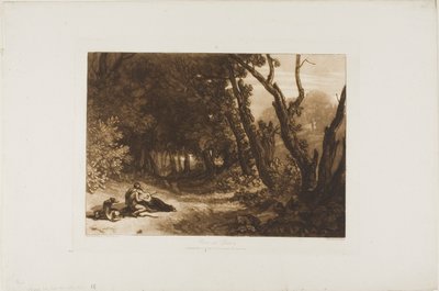 Procris et Céphale, planche 41 de Liber Studiorum - Joseph Mallord William Turner