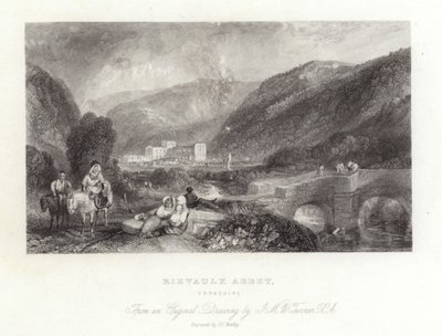 Abbaye de Rievaulx dans le Yorkshire - Joseph Mallord William Turner