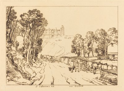 Colline de Sainte-Catherine près de Guilford - Joseph Mallord William Turner