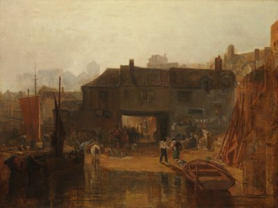 Saltash avec le bac à eau, Cornouailles, 1811 - Joseph Mallord William Turner