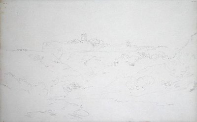 Château de Scarborough, vers 1801 - Joseph Mallord William Turner