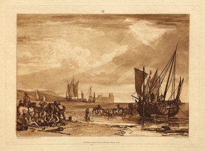 Scène sur la côte française - Joseph Mallord William Turner