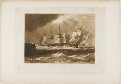 Navires dans une brise, planche 10 de Liber Studiorum - Joseph Mallord William Turner