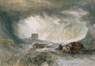 Tempête de neige, Mont Cenis - Joseph Mallord William Turner