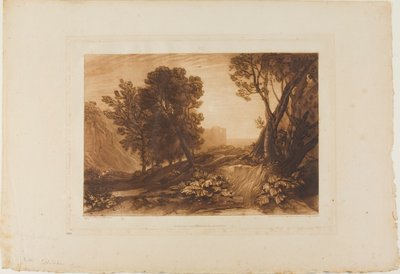 Solitude, planche 53 de Liber Studiorum - Joseph Mallord William Turner